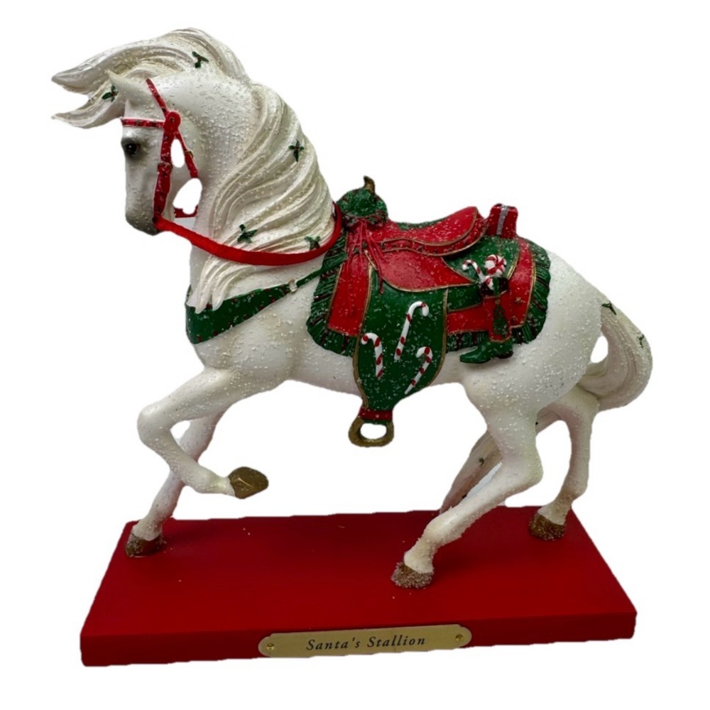 2013 The Trail of Painted Ponies Santa's Stallion #4034634 1E/2046 Horse Figurin